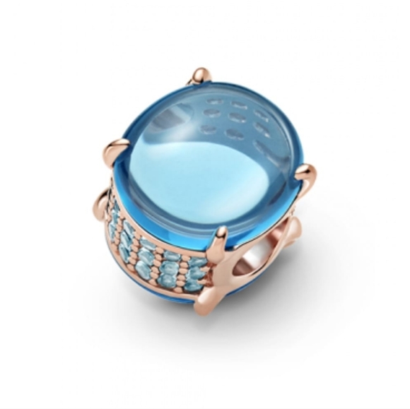 Pandora Jewelry - PANDORA COLORS BLUE OVAL CABOCHON CHARM 789309C01 new with tag
